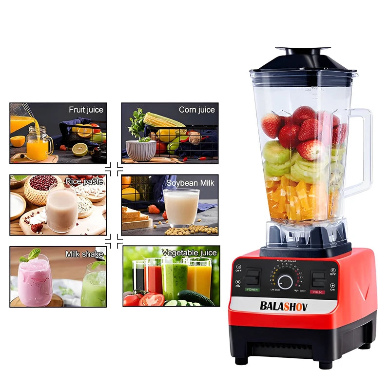 Six-blade stainless steel blender assembly